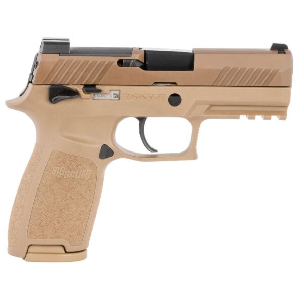 Sig Sauer P320 M18 9mm coyote tan carry pistol with night sights
