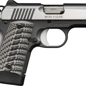 Kimber Micro 9 Eclipse 9mm pistol with 3.15-inch barrel and anodized aluminum frame