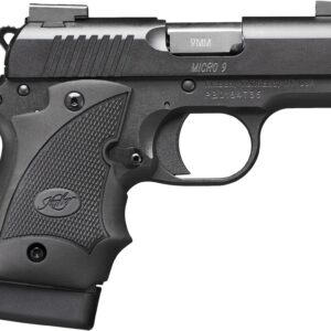 Kimber Micro 9 9mm pistol matte black 3.15 inch barrel Hogue WrapAround grip