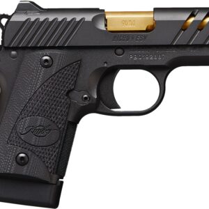 Kimber Micro 9 9mm pistol KimPro II Black 3.15 inch TiN-coated barrel