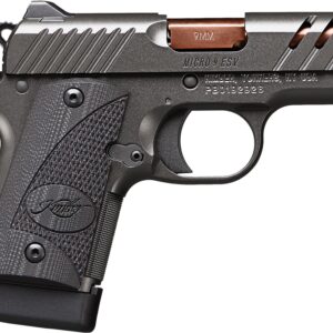 Kimber Micro 9 ESV 9mm gray pistol with G10 grips and night sights