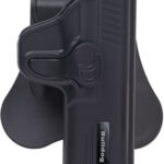 35418 Bulldog RRG19 Rapid Release OWB Black Polymer Paddle Compatible w/Glock 19/23/32 Right Hand