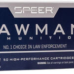 35502 Speer 53979 Lawman 45 GAP 185 gr Total Metal Jacket Flat Nose 50 Per Box/ 20 Case