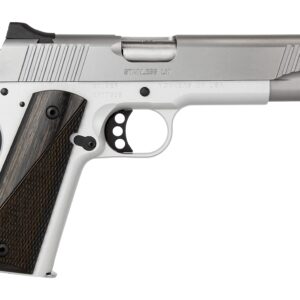 Kimber Stainless LW Arctic 9mm pistol with 5 inch barrel and gray laminate grips