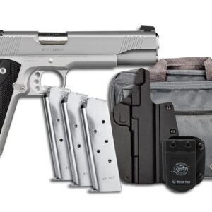 Kimber Stainless LW .45 ACP 5 inch 1911 stainless finish bundle