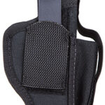 38964 Blackhawk 40AM01BK Multi-Use IWB/OWB Size 01 Black Nylon Belt Clip Fits Medium Autos Fits 3-4" Barrel Ambidextrous