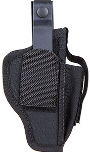 Blackhawk 40AM01BK Multi-Use  IWB/OWB Size 01 Black Nylon Belt Clip Fits Medium Autos Fits 3-4" Barrel Ambidextrous