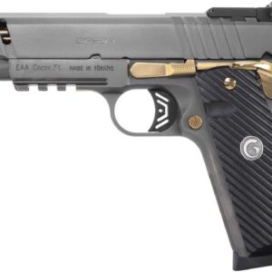 Girsan MC1911 Negotiator .45 ACP TALO titanium nitride gold accents 5 inch