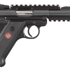 Ruger Mark IV Tactical .22 LR pistol 4.4 inch threaded barrel blued finish with Picatinny rails