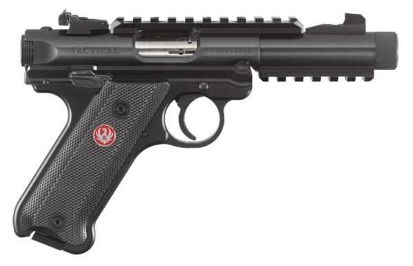 40150 RUGER MKIV TACTICAL 22LR 4.4" BLK/SY