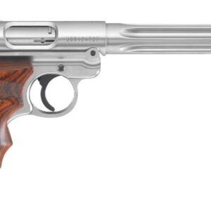 Ruger Mark IV Hunter .22 LR pistol 6.88 inch fluted bull barrel with target laminate grips