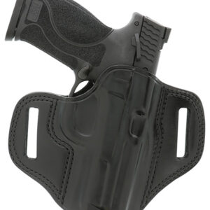 Galco CM212B Combat Master  OWB Black Leather Belt Slide Fits 1911 Right Hand