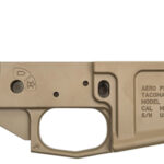 4059 Aero Precision APAR308005C M5 Receiver Multi-Caliber Flat Dark Earth Cerakote Finish 7075-T6 Aluminum Material with Mil-Spec Dimensions for AR-10