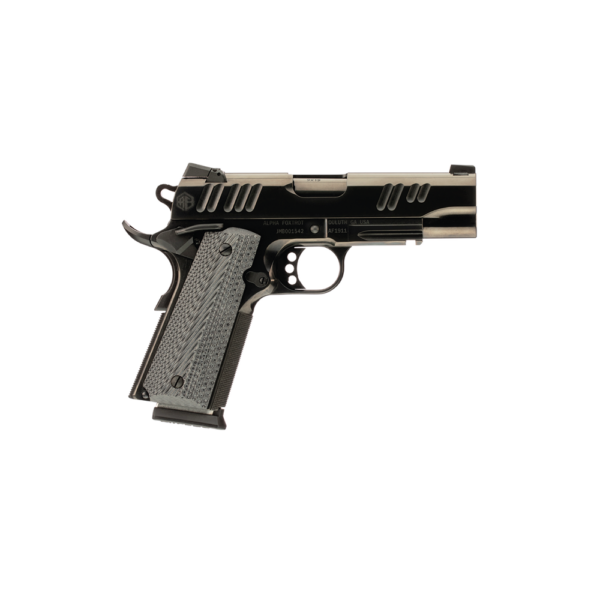 4251911 1 Alpha Foxtrot 1911 Handgun 45 Auto 7rd Magazine 4.25" Barrel Polished DLC Finish