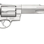 43751 Smith & Wesson 170299 Model 500 Performance Center 500 S&W Mag Stainless Steel 7.50" Barrel With Muzzle Brake & 5rd Cylinder, Matte Stainless Steel X-Frame, Chromed Hammer & Trigger With Stop