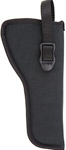 Blackhawk 73NH00BKL Hip  OWB Size 00 Black Nylon Belt Slide Fits Sm/Med DA Revolver Fits 2-3" Barrel Left Hand
