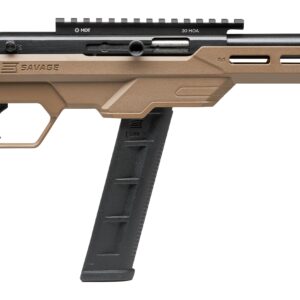 Savage 64 Precision .22 LR 16.5in heavy threaded barrel FDE synthetic chassis