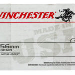 46631 Winchester Ammo WM193150 USA 5.56x45mm NATO 55 gr Full Metal Jacket 150 Per Bx/ 4 Case Value Pack