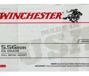 Winchester Ammo WM193150 USA  5.56x45mm NATO 55 gr Full Metal Jacket 150 Per Bx/ 4 Case Value Pack