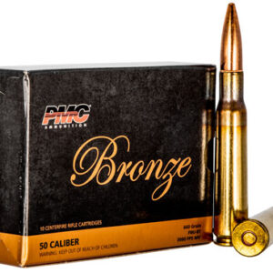PMC 50A Bronze  50 BMG 660 gr Full Metal Jacket Boat Tail 10 Per Box/ 20 Case