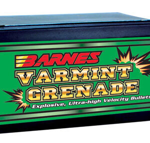 Barnes Bullets 30171 Varmint Grenade Ultra High Velocity 22 Cal .224 36 gr Flat Base Hollow Point 100 Per Box