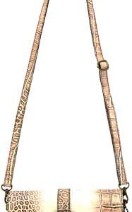 CAMELEON S&W CROC HANDBAG