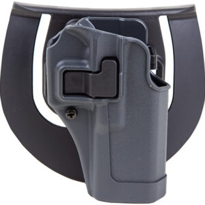 Blackhawk 413500BKR Serpa CQC Sportster OWB Size 00 Gun Metal Gray Polymer Paddle Compatible w/Glock 17/22/31/47 Right Hand