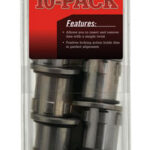 49811 Hornady 044096 Lock-N-Load Die Bushing Metal Works With Hornady Lock N Load AP Press 10 Pack