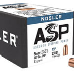 50348 Nosler 43258 Assured Stopping Power 9mm .355 147 gr Jacketed Hollow Point/ 250 Per Box