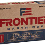 50461 Frontier Cartridge FR140 Military Grade Centerfire Rifle 223 Rem 55 gr Hollow Point Match 20 Per Box/ 25 Case