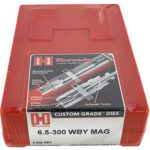 50776 Hornady 546283 Custom Grade Series IV 2 Die Set for 6.5 300 Wthby Mag Includes Sizing Seater