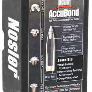 Nosler 54618 AccuBond  30 Cal .308 200 gr Spitzer Point/ 50 Per Box