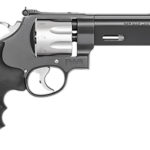 53544 Smith & Wesson 170296 Performance Center Model 627 38 S&W Spl +P, 357 Mag 8rd 5" V-Comp Black Stainless Steel Barrel, Stainless Steel Cylinder, Black Stainless Steel Frame with Black Polymer Grip