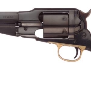 Taylors and Company TF Uberti 1858 Remington Conversion .38 Special 5.5 in revolver with blued finish and walnut grips