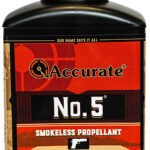 55502 Accurate ACCURATE No. 5 Smokeless Handgun Powder 1 lb