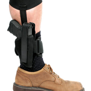Blackhawk 40AH10BKL Ankle  Size 10 Black Cordura Velcro Fits 22-25 Cal Small Autos Left Hand