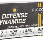 55985 Fiocchi 357D Defense Dynamics 357 Mag 125 gr Jacket Hollow Point 50 Per Box/ 20 Case