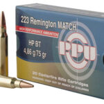 56258 PPU PPM2232 Match 223 Rem 75 gr Hollow Point Boat Tail 20 Per Box/ 50 Case