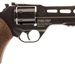 Chiappa Rhino 50DS .357 Magnum 5 inch black revolver with walnut grips