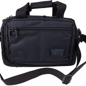 Blackhawk 74RB01BK Sportster Deluxe Black 600D Polyester Holds 2 Handguns