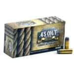 58643 American Cowboy Handgun Ammunition .45 Colt 200gr LFN 636 fps 50/ct