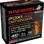 62625 Winchester Ammo S410PDX1 PDX1 Defender 410 Gauge 2.50" 3 Defense Discs 12 BBs Shot 10 Per Bx/ 10 Case