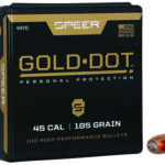 63260 Speer 4470 Gold Dot Personal Protection 45 Cal .451 185 gr Hollow Point 100 Per Box/ 5 Case