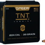 63428 Speer 1015 TNT 204 Cal .204 39 gr TNT Hollow Point 100 Per Box/ 5 Case