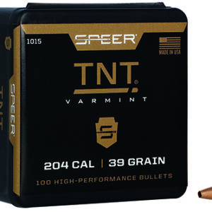 Speer 1015 TNT  204 Cal .204 39 gr TNT Hollow Point 100 Per Box/ 5 Case