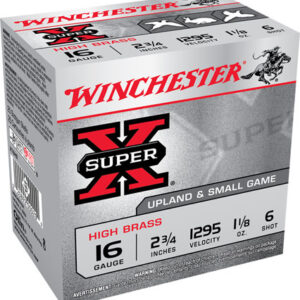 Winchester Ammo X16H6 Super X Heavy Game Load 16 Gauge 2.75" 1 1/8 oz 6 Shot 25 Per Box/ 10 Case