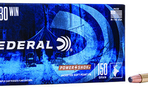 Federal 3030A Power-Shok  30-30 Win 150 gr Jacketed Soft Point 20 Per Box/ 10 Case