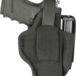 69810 Blackhawk 40AM36BK Multi-Use IWB/OWB Size 36 Black Cordura Belt Clip Fits Sm Frame 5/6 Rd Revolver w/Hammer/2-2.25" Barrel Belt 1.50-1.75" Wide Ambidextrous