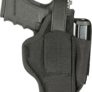 Blackhawk 40AM06BK Multi-Use  IWB/OWB Size 06 Black Cordura Belt Clip Fits Med/Large Semi Autos Fits 3.25-3.75" Barrel Ambidextrous