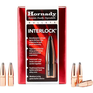 Hornady 4503 InterLock  45 Cal .458 350 gr Flat Point 50 Per Box/ 15 Case